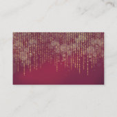 Goldmaroon Visitenkarte (Rückseite)