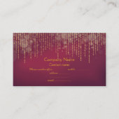 Goldmaroon Visitenkarte (Vorderseite)