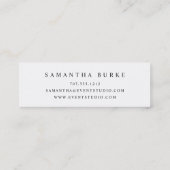 Goldmarquee Mini Visitenkarte (Rückseite)