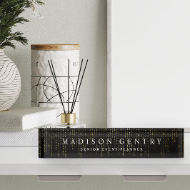 Goldmarquee Namensplakette