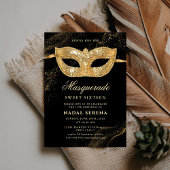 Goldmaske Einladung