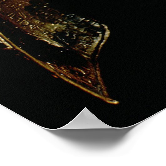 Goldmaske Tutankhamun Poster (Ecke)