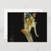 Goldmaske Tutankhamun Postkarte (Vorne/Hinten)