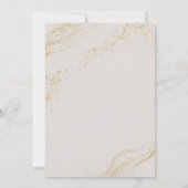 Goldmaskerade Einladung (Rückseite)