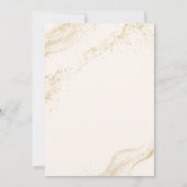 Goldmaskerade Einladung (Rückseite)