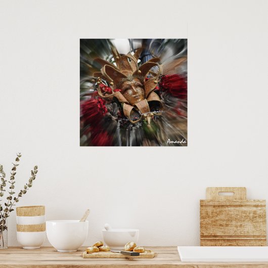 Goldmasquerade Poster (Küche)