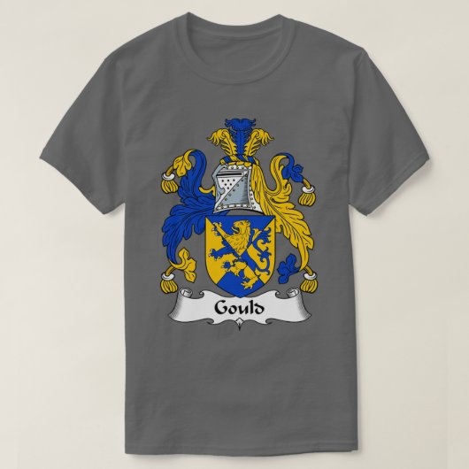 Goldmatte des Familienwappens T-Shirt (Design vorne)