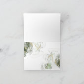 Goldmatte grüne Farbe Dankeskarte (Innenseite)