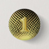 Goldmedaille, 1. Platz Gewinner Button (Vorderseite)