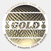 Goldmedaille, 1. Platz Siegerin Sticker (Vorderseite)