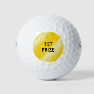 Goldmedaille 1. Preisgeld für Set Golfball