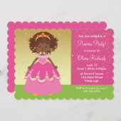 Goldmedaille American Princess Girl Birthday Party Einladung (Vorne/Hinten)