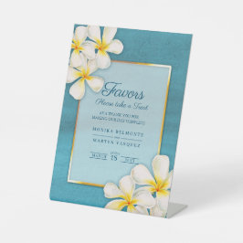 Goldmedaille Aqua frangipani Kunst, Dichtung und M Sockelschild