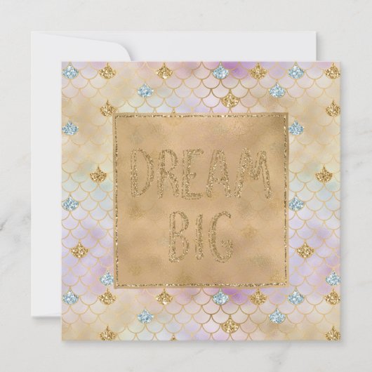 Goldmedaille Aqua Glitzer Traumhaft Lila Meerjungf (Vorderseite)