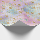 Goldmedaille Aqua Glitzer Traumstrecke Airolo - Gl Geschenkpapier (Ecke)