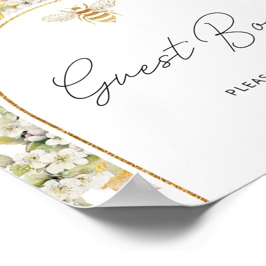 Goldmedaille aus Wiesenblättern Poster (Ecke)