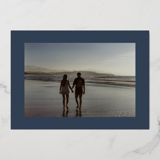 Goldmedaille-Bordeaux-Wappen Save the Date Folieneinladung (Rückseite)