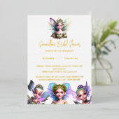 Goldmedaille-Brautparty Folieneinladung (Stehend vorne)