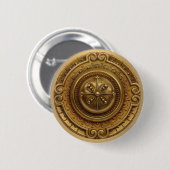 Goldmedaille Button (Vorne & Hinten)