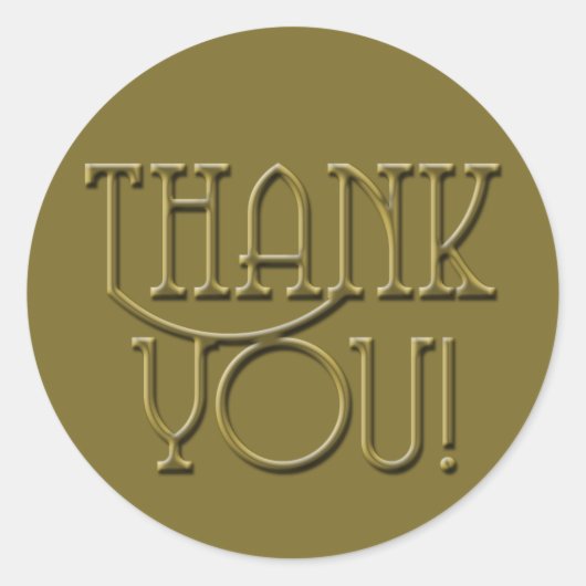 Goldmedaille Dankeschön an Stickers (Vorderseite)