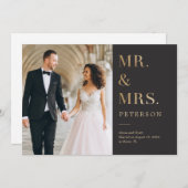 Goldmedaille Dankeskarte (Vorne/Hinten)