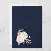 Goldmedaille der Blume Einladung (Rückseite)