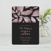 Goldmedaille der Eleganten Rose Einladung (Stehend Vorderseite)