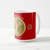 Goldmedaille des Feuerwehrleutnants Kaffeetasse (VorderseiteRechts)