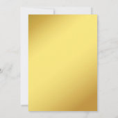 Goldmedaille des Indischen Hochzeitmaroons Einladung (Rückseite)