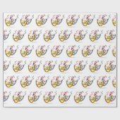 Goldmedaille für Comedy Geschenkpapier (Flach)