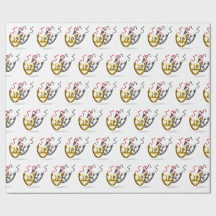 Goldmedaille für Comedy Geschenkpapier