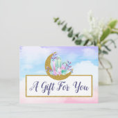 Goldmedaille für das Geschenkgutschein Einladung (Stehend Vorderseite)