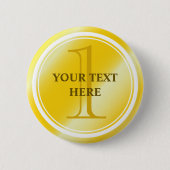 Goldmedaille für den 1. Preis Button (Vorderseite)