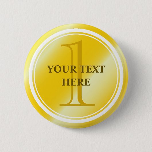 Goldmedaille für den 1. Preis Button (Vorderseite)