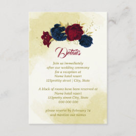 Goldmedaille für die Blume Begleitkarte