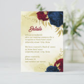 Goldmedaille für die Blume Begleitkarte (Stehend Vorderseite)