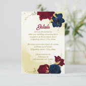 Goldmedaille für die Blume Begleitkarte (Stehend Vorderseite)