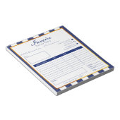 Goldmedaille für die fette Marineinfanterie Notizblock (angewinkelt)