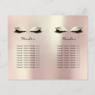 Goldmedaille für Elfenbein Glitzer Makeup Augen La Flyer