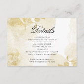 Goldmedaille für Hochzeiten im Wasser Begleitkarte (Vorderseite)