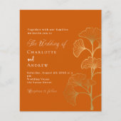 Goldmedaille für Hochzeitsginkgo Flyer (Vorne)