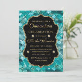 Goldmedaille für Iridescent und Gold Einladung (Stehend Vorderseite)