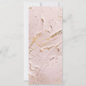 Goldmedaille für Rose Hochzeitsessen - Einladung (Rückseite)