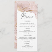 Goldmedaille für Rose Hochzeitsessen - Einladung (Vorne/Hinten)