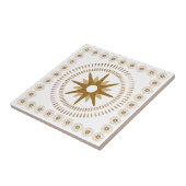 Goldmedaille für Sternexplosion Fliese (Seite)