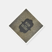 Goldmedaille für Vintage Glamour Serviette (Ecke)