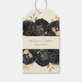 Goldmedaille für Wasserfarben-Rose Geschenkanhänger (Vorderseite)