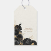 Goldmedaille für Wasserfarben-Rose Geschenkanhänger (Rückseite)