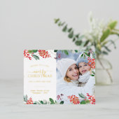 Goldmedaille für Wassersport Folien Feiertagspostkarte (Stehend vorne)