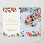 Goldmedaille für Wassersport Folien Feiertagspostkarte (Vorderseite)